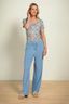 Britta Pantalon Little Sumo Stripe Bleu
