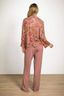 Belin Pantalon Kente Stripe Rose 