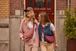 Freya Schoudertas Streep Roze