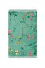 Lot de 3 Serviettes Invité Les Fleurs Vert 30x50 cm