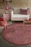 Rond Vloerkleed Kitenge by Pip Terra