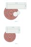Rond Vloerkleed Moon Delight by Pip Terra