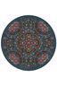Tapis Rond Il Ricamo by Pip Bleu Foncé