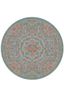 Round Carpet Il Ricamo by Pip Light Blue