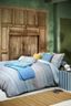 Plaid Fill in the dots Blauw