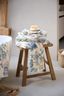 Gastendoek Set/3 Secret Garden Wit/Blauw 30x50cm