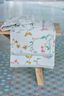 Grote Handdoek Les Fleurs Wit 70x140 cm