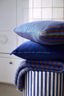 Sierkussen Bonsoir Stripe Blauw