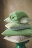 Cushion Bonsoir Stripe Green