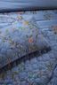 Quilted Cushion Bustani Blue