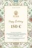 Digitalen Geschenkkarte €150