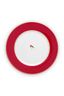 Assiette Plate Love Birds en Coloris Rouge