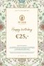 E-gift voucher €25