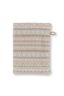 Washandje Set/3 Geometric Print Zand 16x22cm
