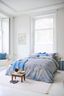 Ensemble housse de couette Jabali Flower Bleu