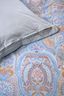 Ensemble housse de couette Jabali Flower Bleu