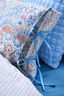 Zierkissen Jabali Flower Blau