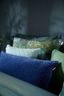 Taie d'oreiller Jardin de Noche Bleu Foncé