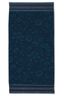 Grote Handdoek Jasmin Jacquard Donkerblauw 70x140cm