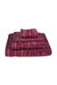 Gastendoek Set/3 Jasmin Jacquard Donkerroze 30x50cm