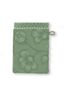 Lot de 3 Gants de Toilette Jasmin Jacquard Vert 16x22cm