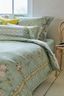 Ensemble housse de couette Kili Flower Vert