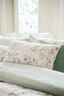 Quilted Sierkussen Kili Flower Wit