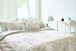 Ensemble housse de couette Kili Flower Blanc