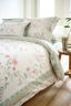 Ensemble housse de couette Kili Flower Blanc
