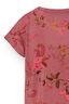 Tatum Short Sleeve Top Bodhi Flower Dark Pink
