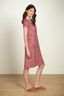 Daniela Nachthemd Korte Mouw Delhi Dreams Roze