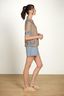 Bobi Korte Broek Little Sumo Stripe Blauw