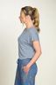 Tatum Top Korte Mouw Little Sumo Stripe Blauw