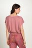 Tatum Top à Manches Courtes Little Sumo Stripe Rose