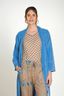 Toy Top Korte Mouw Jaipur Flower Khaki/Blauw