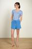 Bisou Korte Broek Velvet Blauw