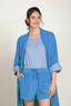 Tilly Top Korte Mouw Thousand Leaves Blauw