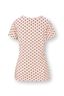 Toy Top Korte Mouw Jaipur Flower Wit/Roze
