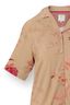 Flora Top Korte Mouw Marigold Roze