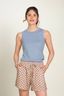 Trinity Top Mouwloos Little Sumo Stripe Blauw