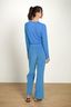 Britta Pantalon Velvet Bleu
