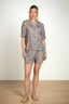 Bob Korte Broek Ornamento Blauw