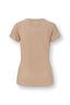 Tilly Top Korte Mouw Thousand Leaves Beige