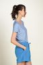 Tilly Top Korte Mouw Thousand Leaves Blauw
