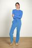 Britta Pantalon Velvet Bleu