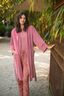 Naomi Kimono Velvet Roze