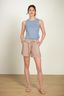 Bob Korte Broek Jaipur Flower Khaki/Blauw