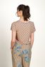 Toy Top Korte Mouw Jaipur Flower Khaki/Blauw