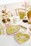 Set/2 Assiettes en Forme de Cœur Lily&Lotus Jaune 21.5cm