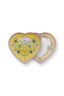 Set/2 Assiettes en Forme de Cœur Lily&Lotus Jaune 21.5cm